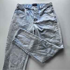 👖Lucky Brand Light Acid Wash High-Rise Tapered Mom Jeans-Size 8/29R